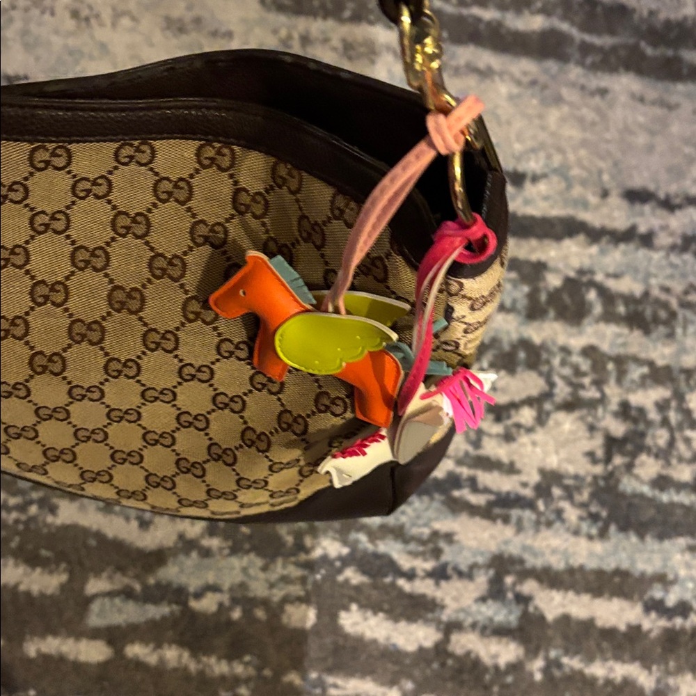 Gucci Beige and Brown GG Crossbody Bag_Asis sale. No cancellations or refunds. - Picture 10 of 16